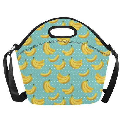 Banana Pattern Print Design BA02 Neoprene Lunch Bag-JorJune