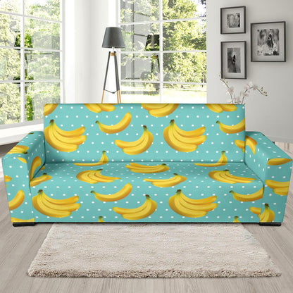 Banana Pattern Print Design BA02 Sofa Slipcover-JORJUNE.COM