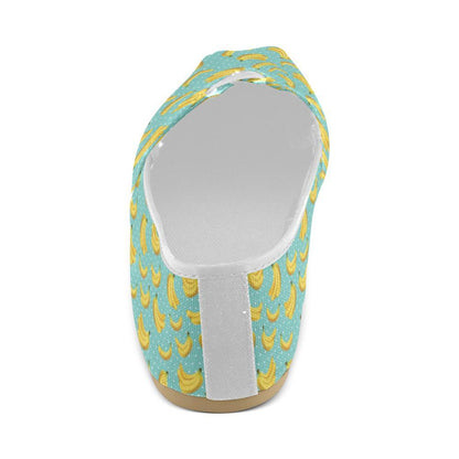 Banana Pattern Print Design BA02 Women Casual Shoes-JorJune.com