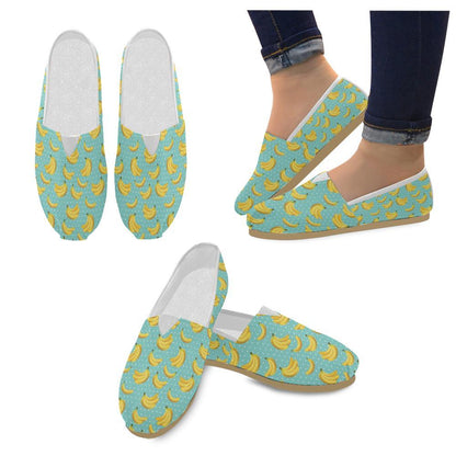 Banana Pattern Print Design BA02 Women Casual Shoes-JorJune.com