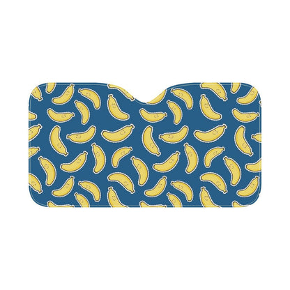 Banana Pattern Print Design BA03 Car Sun Shade-JorJune