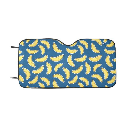 Banana Pattern Print Design BA03 Car Sun Shade-JorJune