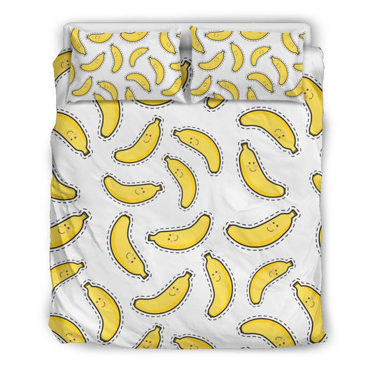 Banana Pattern Print Design BA03 Duvet Cover Bedding Set-JORJUNE.COM