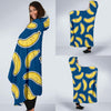 Banana Pattern Print Design BA03 Hooded Blanket-JORJUNE.COM