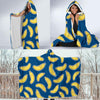 Banana Pattern Print Design BA03 Hooded Blanket-JORJUNE.COM