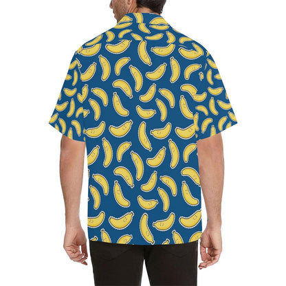 Banana Pattern Print Design BA03 Men Hawaiian Shirt-JorJune