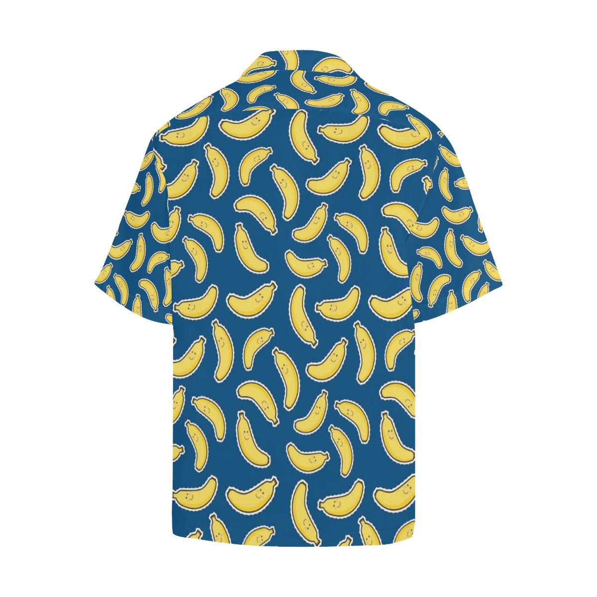 Banana Pattern Print Design BA03 Men Hawaiian Shirt-JorJune