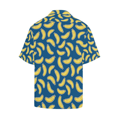 Banana Pattern Print Design BA03 Men Hawaiian Shirt-JorJune