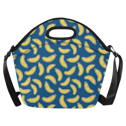 Banana Pattern Print Design BA03 Neoprene Lunch Bag-JorJune