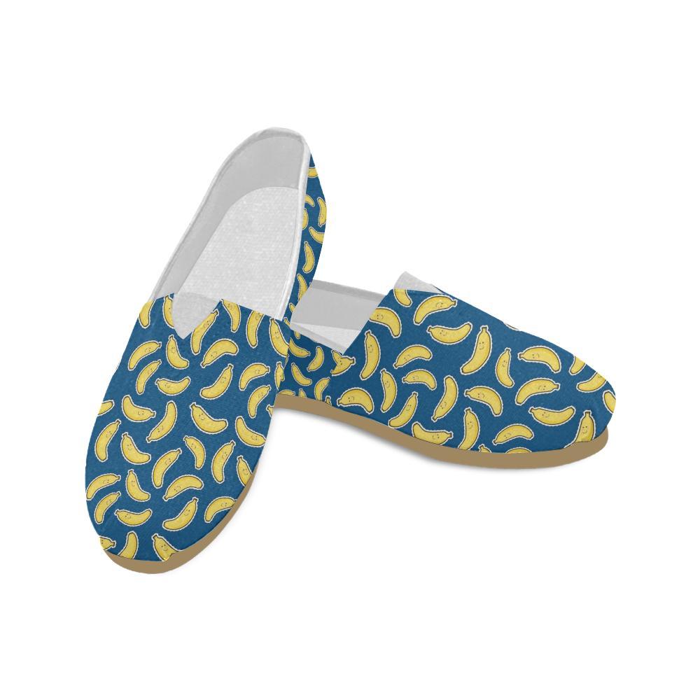 Banana Pattern Print Design BA03 Women Casual Shoes-JorJune.com