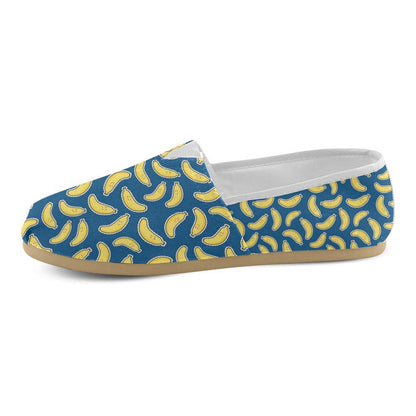 Banana Pattern Print Design BA03 Women Casual Shoes-JorJune.com