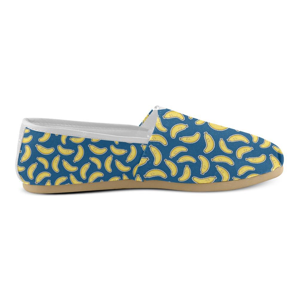 Banana Pattern Print Design BA03 Women Casual Shoes-JorJune.com