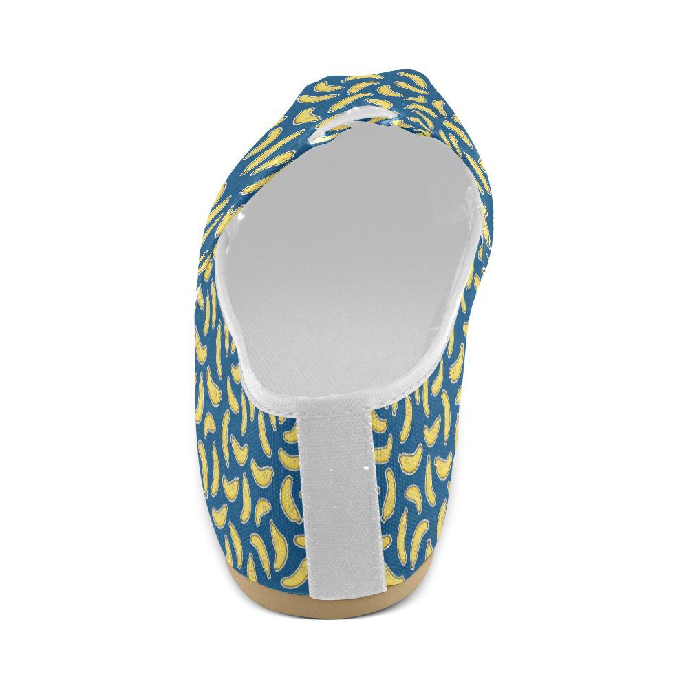 Banana Pattern Print Design BA03 Women Casual Shoes-JorJune.com