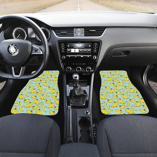 Banana Pattern Print Design BA04 Car Floor Mats-JorJune