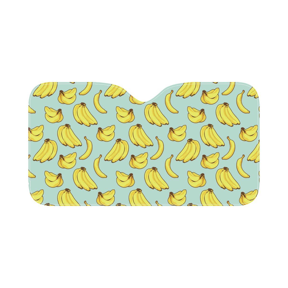 Banana Pattern Print Design BA04 Car Sun Shade-JorJune