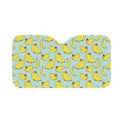 Banana Pattern Print Design BA04 Car Sun Shade-JorJune