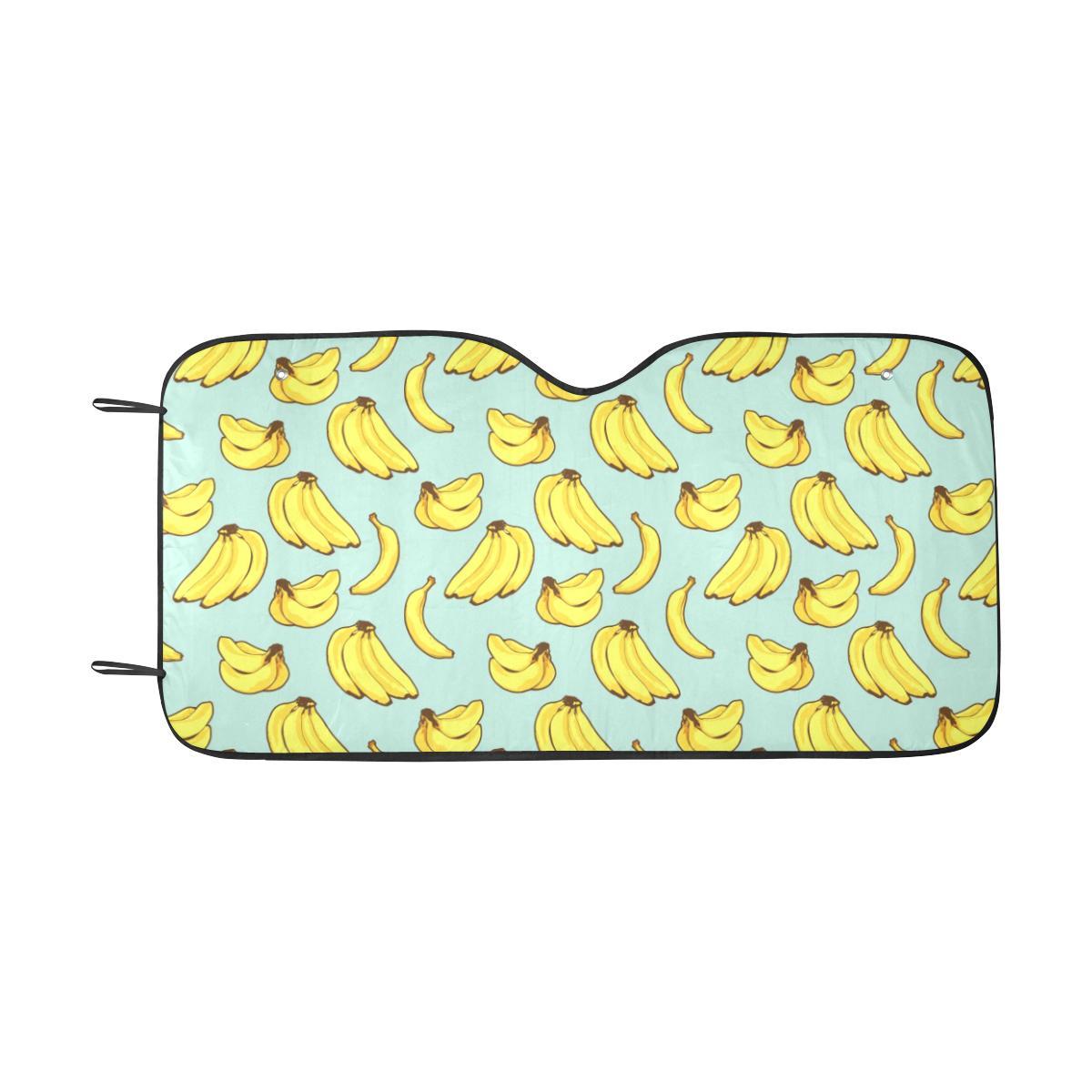 Banana Pattern Print Design BA04 Car Sun Shade-JorJune
