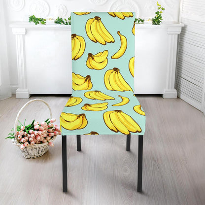 Banana Pattern Print Design BA04 Dining Chair Slipcover-JORJUNE.COM