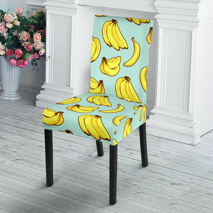 Banana Pattern Print Design BA04 Dining Chair Slipcover-JORJUNE.COM