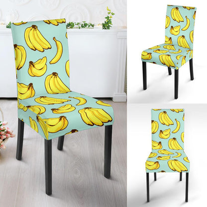 Banana Pattern Print Design BA04 Dining Chair Slipcover-JORJUNE.COM