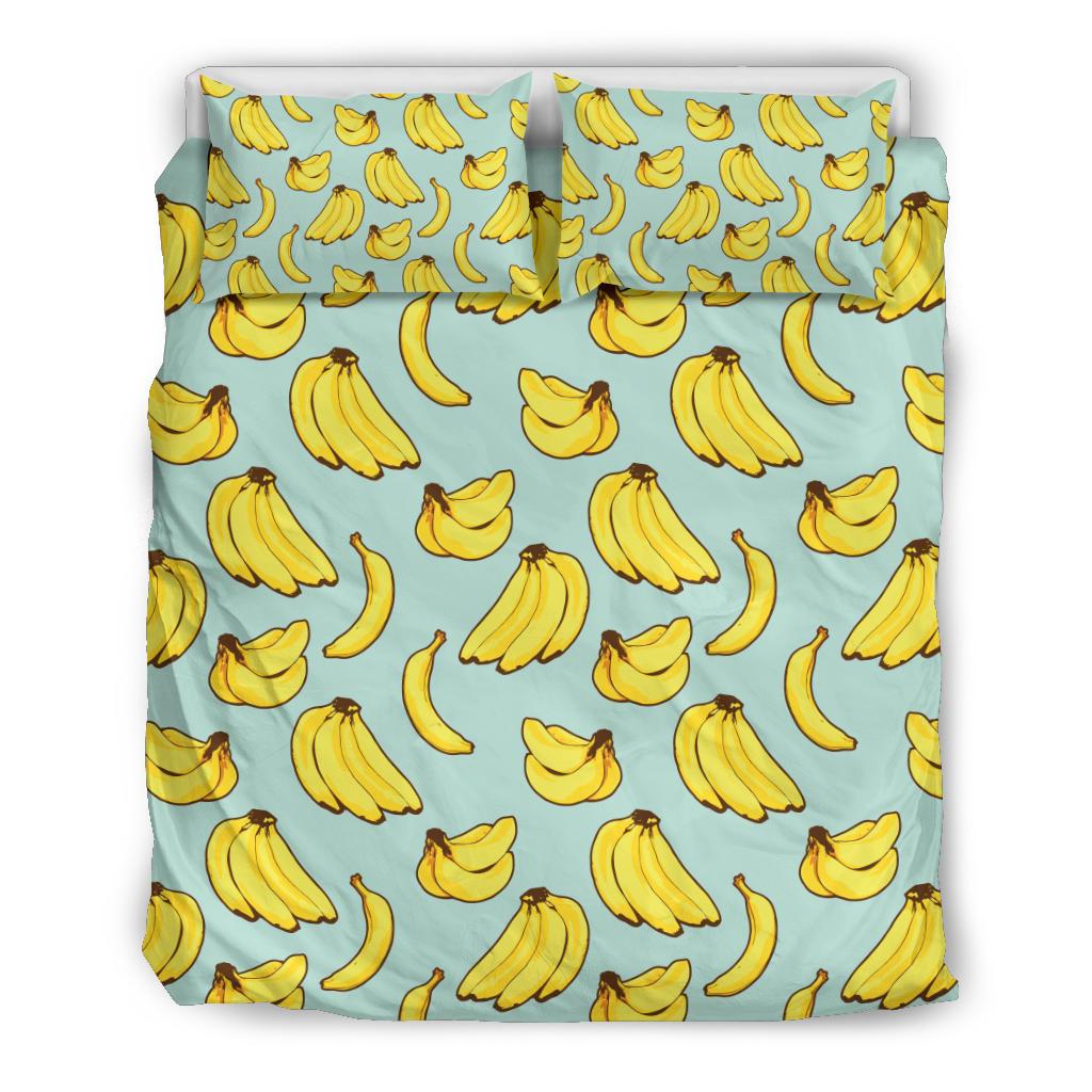 Banana Pattern Print Design BA04 Duvet Cover Bedding Set-JORJUNE.COM