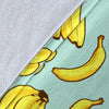 Banana Pattern Print Design BA04 Fleece Blankete