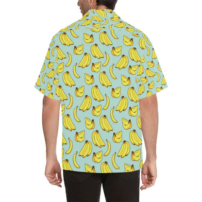 Banana Pattern Print Design BA04 Men Hawaiian Shirt-JorJune