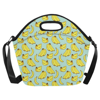 Banana Pattern Print Design BA04 Neoprene Lunch Bag-JorJune