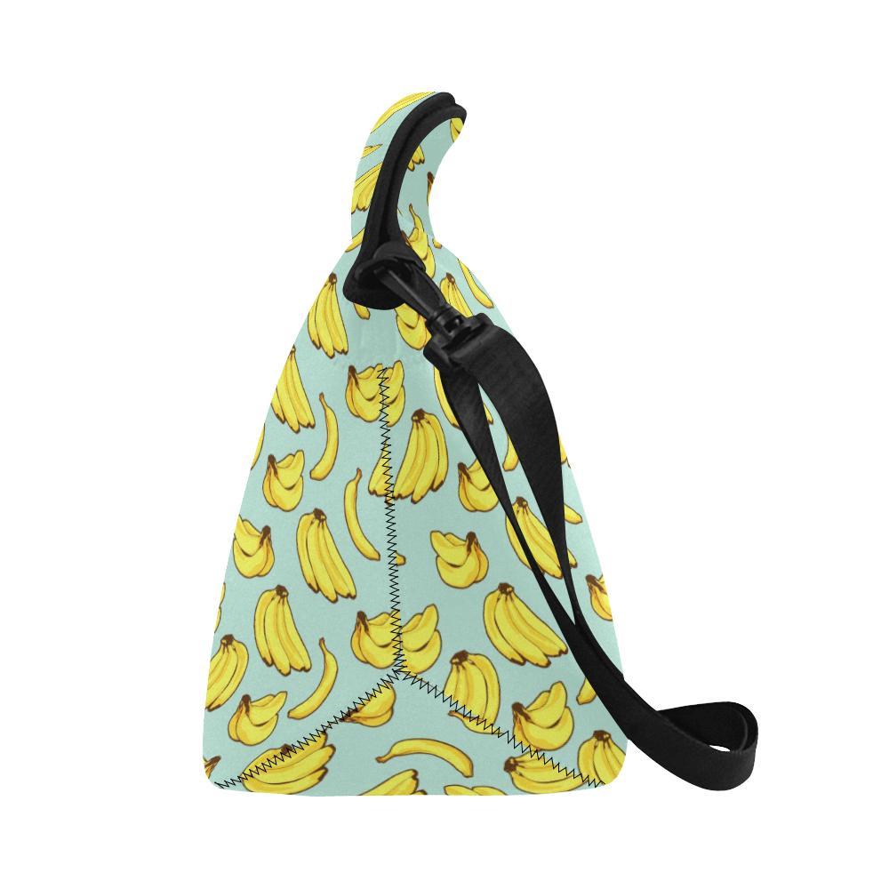 Banana Pattern Print Design BA04 Neoprene Lunch Bag-JorJune