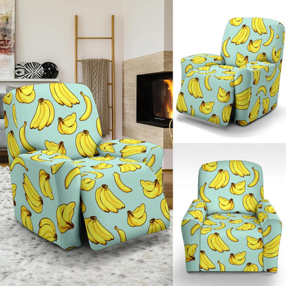 Banana Pattern Print Design BA04 Recliner Slipcover-JORJUNE.COM