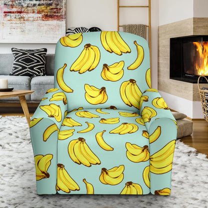 Banana Pattern Print Design BA04 Recliner Slipcover-JORJUNE.COM