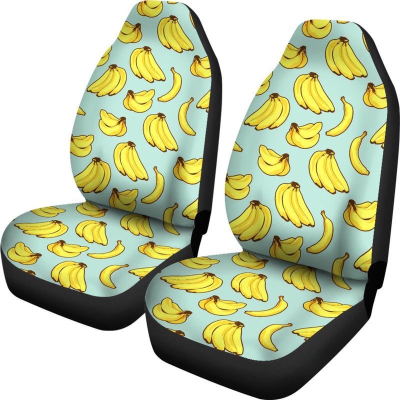 Banana Pattern Print Design BA04 Universal Fit Car Seat Covers