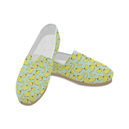 Banana Pattern Print Design BA04 Women Casual Shoes-JorJune.com