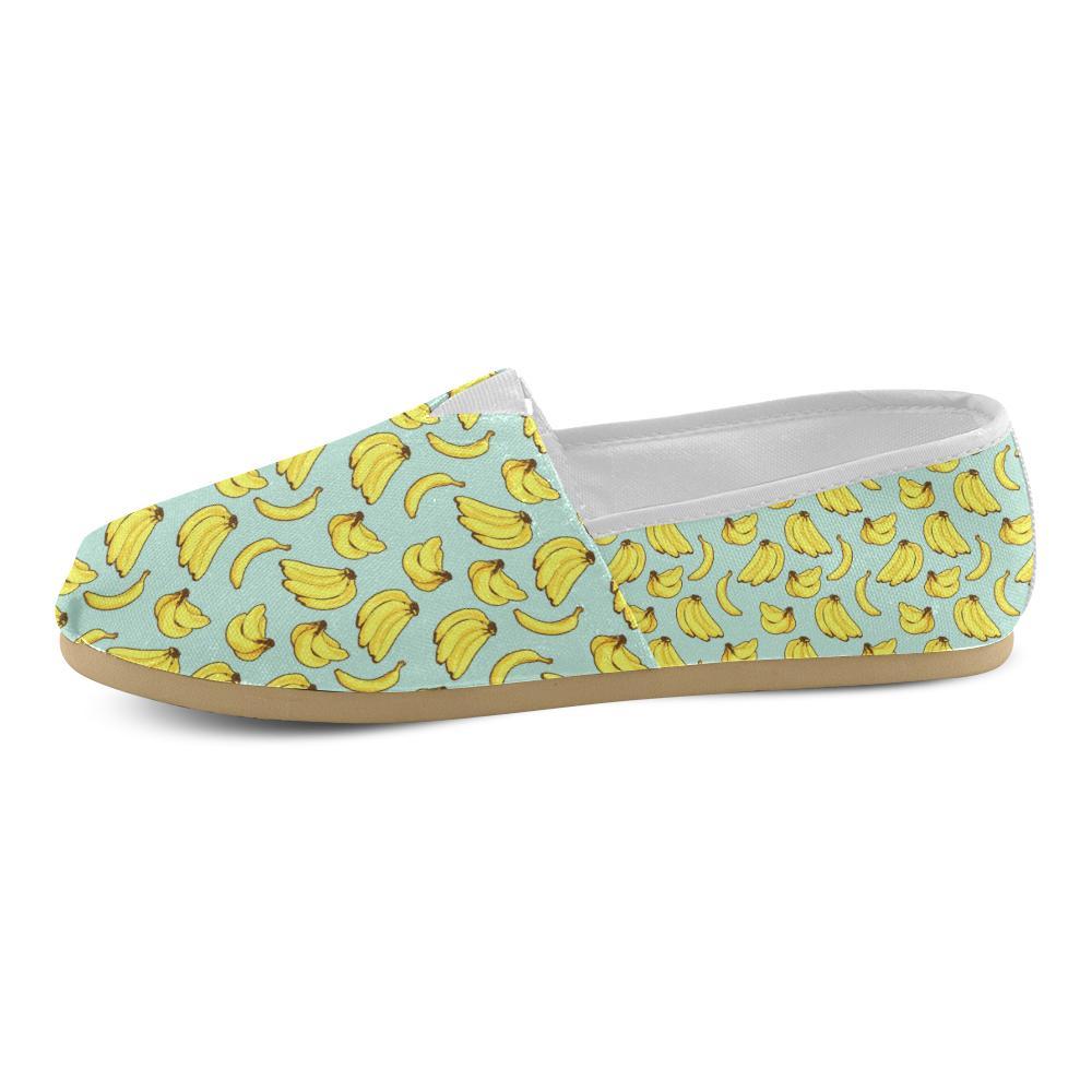 Banana Pattern Print Design BA04 Women Casual Shoes-JorJune.com