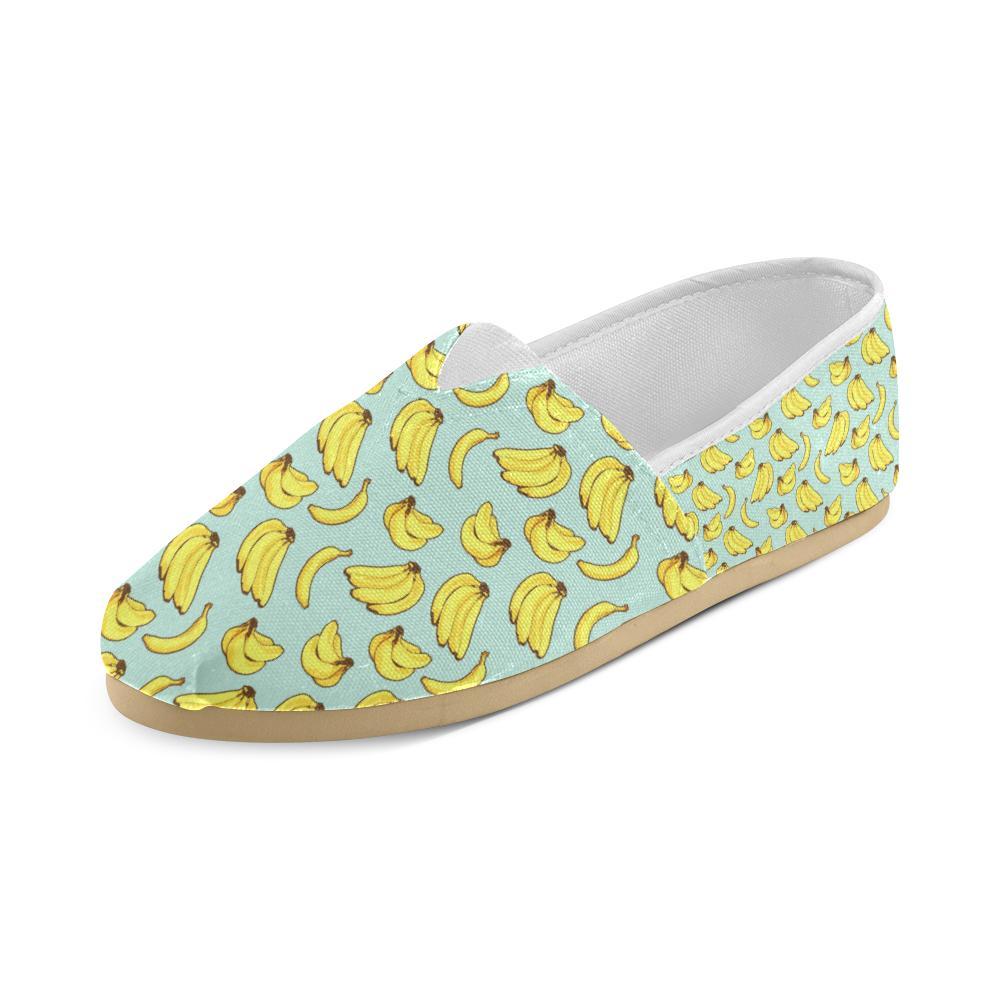 Banana Pattern Print Design BA04 Women Casual Shoes-JorJune.com