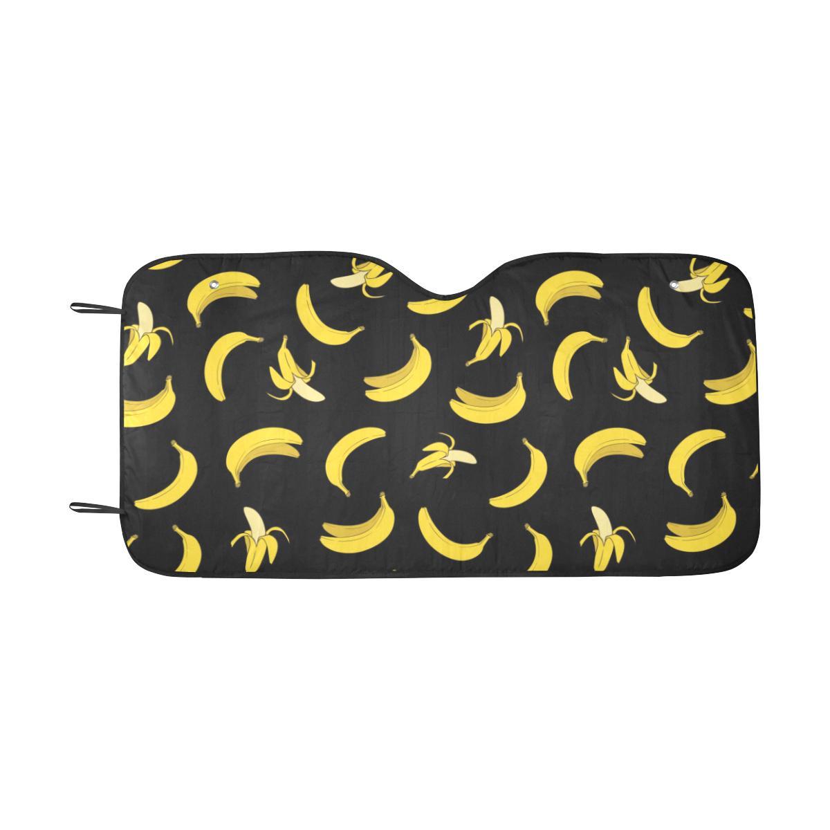 Banana Pattern Print Design BA05 Car Sun Shade-JorJune
