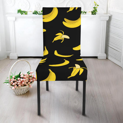 Banana Pattern Print Design BA05 Dining Chair Slipcover-JORJUNE.COM