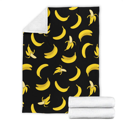 Banana Pattern Print Design BA05 Fleece Blankete