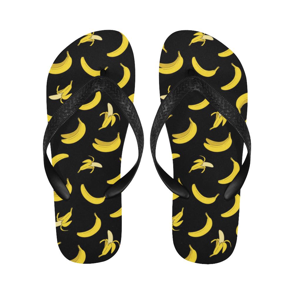 Banana Pattern Print Design BA05 Flip Flops-JorJune