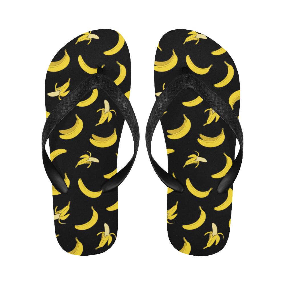 Banana Pattern Print Design BA05 Flip Flops-JorJune