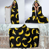 Banana Pattern Print Design BA05 Hooded Blanket-JORJUNE.COM