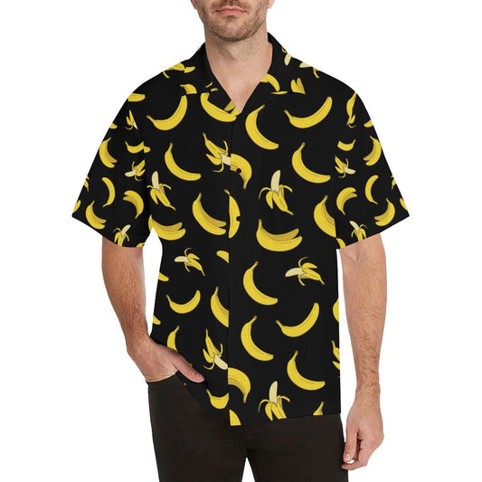 Banana Pattern Print Design BA05 Men Hawaiian Shirt-JorJune