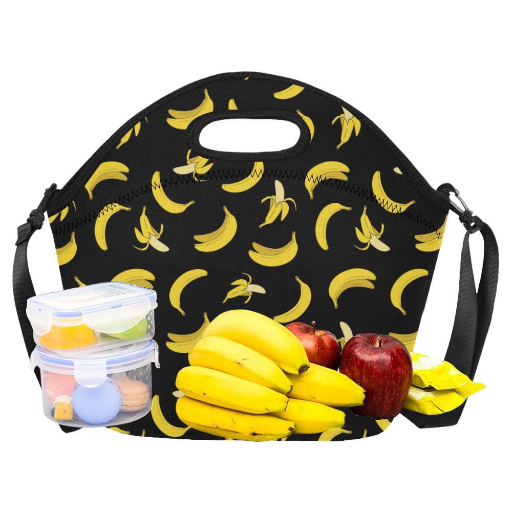 Banana Pattern Print Design BA05 Neoprene Lunch Bag-JorJune