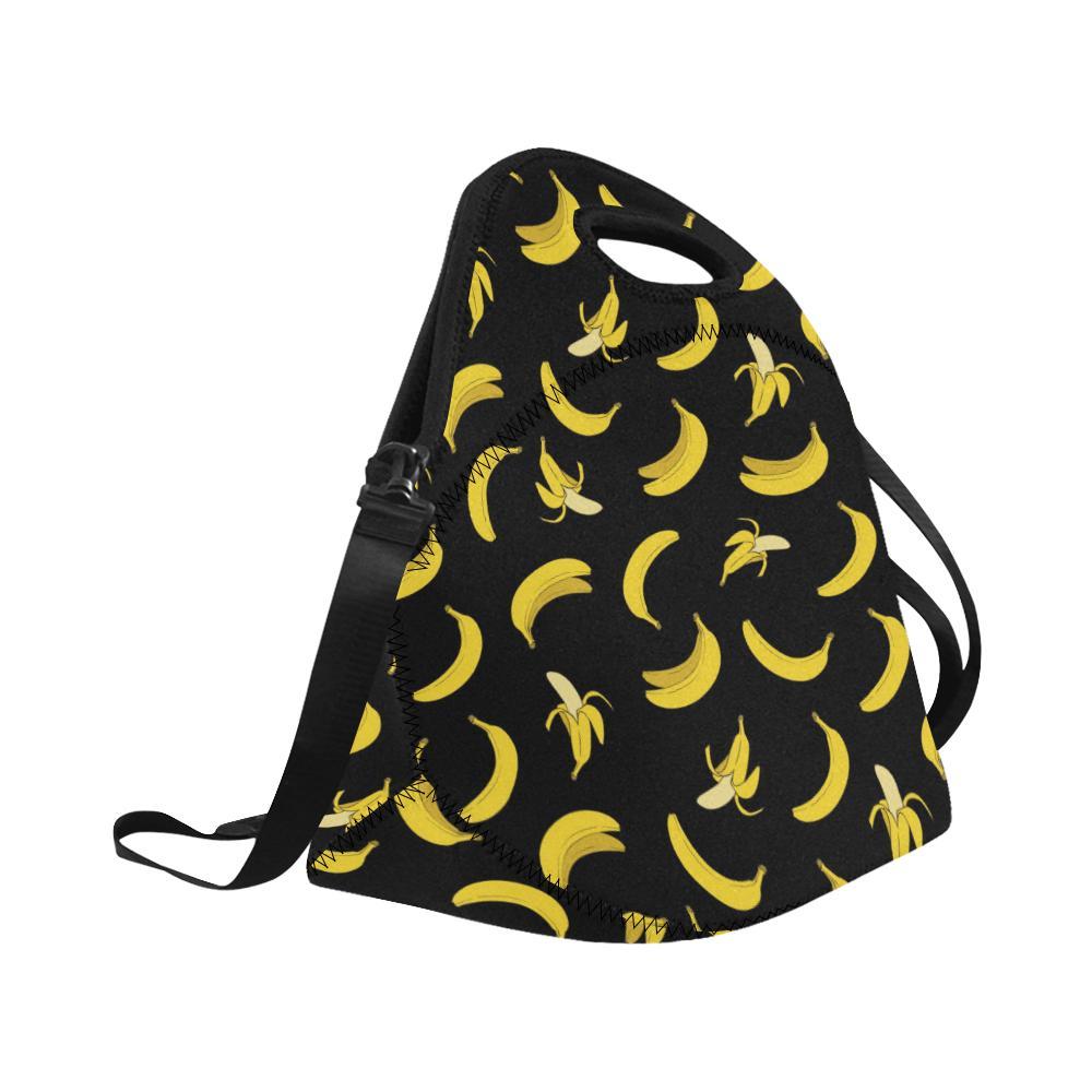 Banana Pattern Print Design BA05 Neoprene Lunch Bag-JorJune