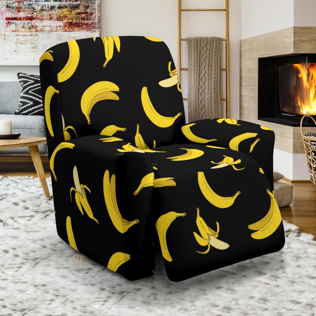 Banana Pattern Print Design BA05 Recliner Slipcover-JORJUNE.COM