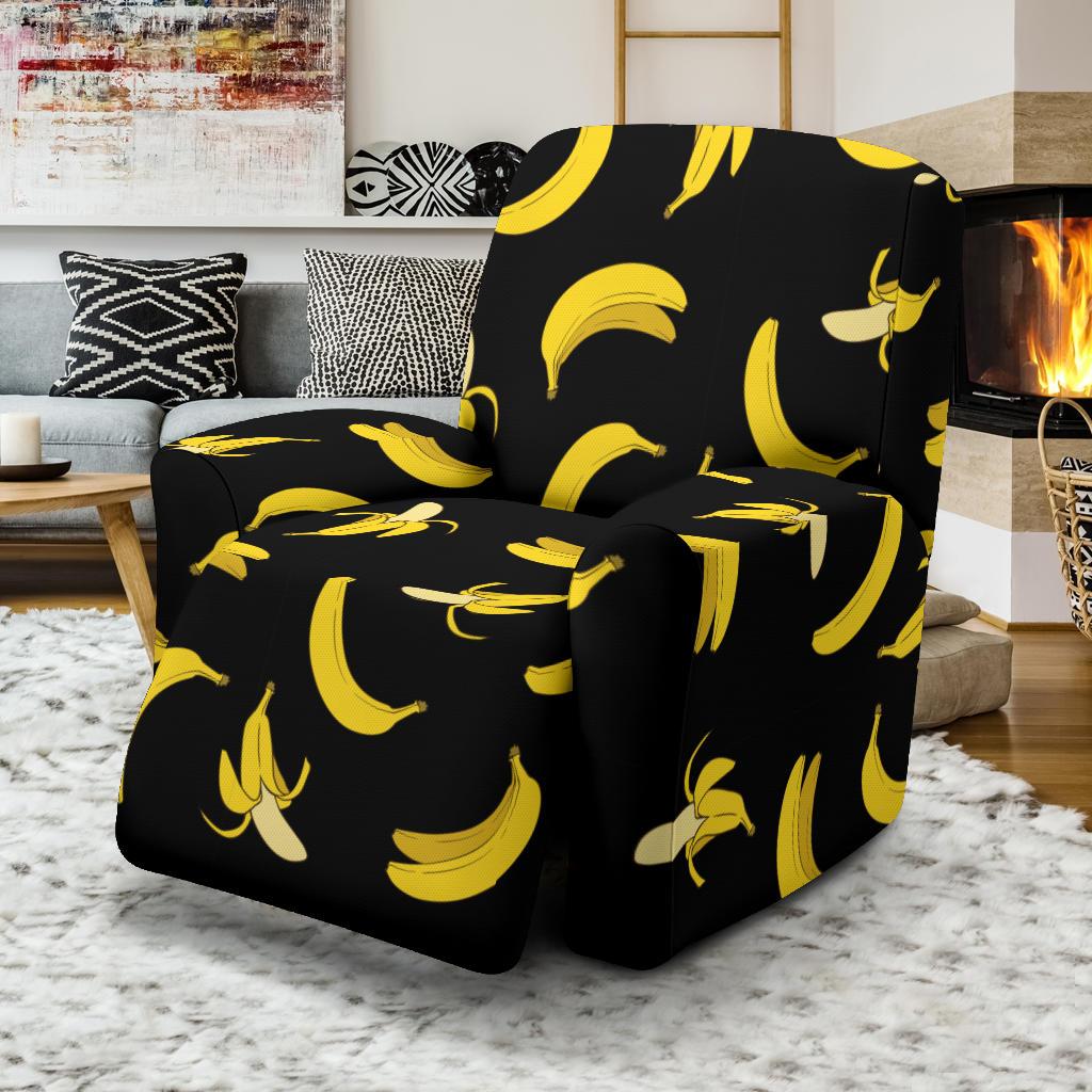 Banana Pattern Print Design BA05 Recliner Slipcover-JORJUNE.COM