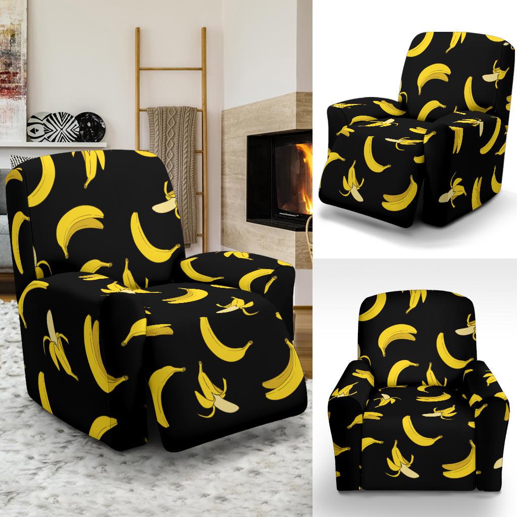 Banana Pattern Print Design BA05 Recliner Slipcover-JORJUNE.COM