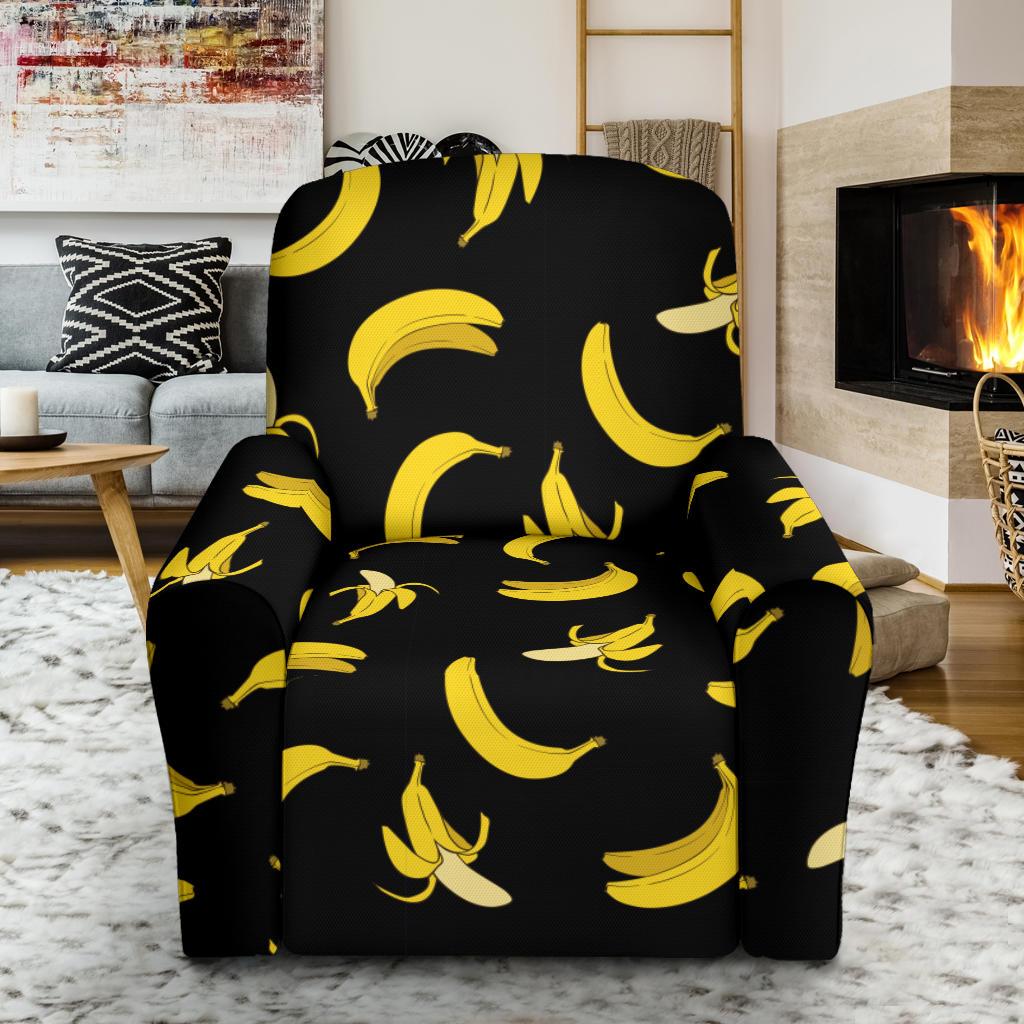 Banana Pattern Print Design BA05 Recliner Slipcover-JORJUNE.COM