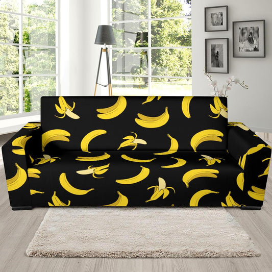 Banana Pattern Print Design BA05 Sofa Slipcover-JORJUNE.COM