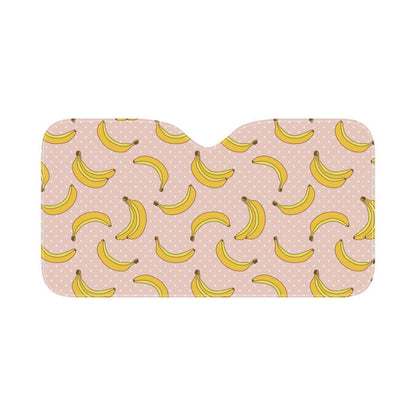 Banana Pattern Print Design BA06 Car Sun Shade-JorJune